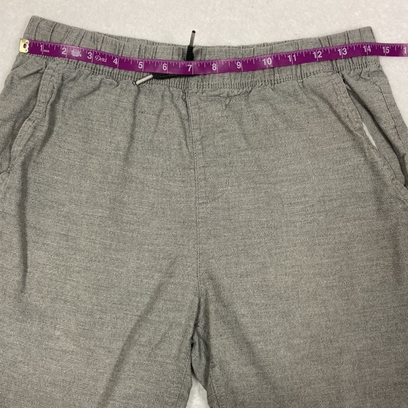 Old navy boys grey elastic waist drawstring shorts xxl 18 - Picture 3 of 6